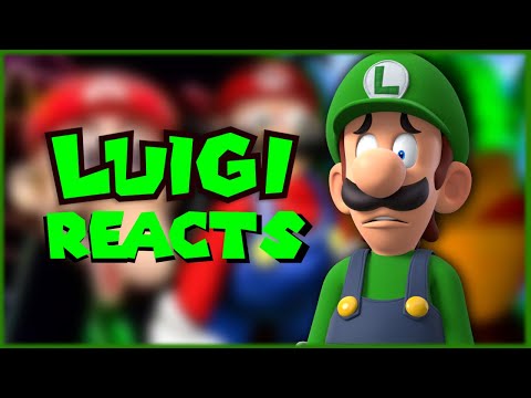 Luigi reacts to SMG4 CURSED Nintendo Commercials