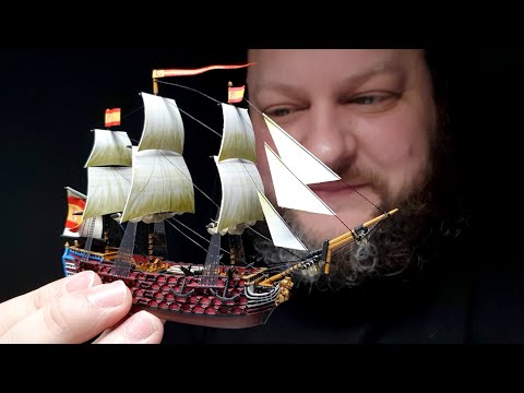 Building the Santisima Trinidad - a Black Seas miniature