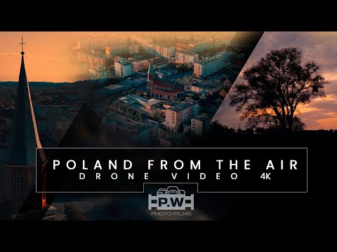 Łobez - City POLAND 2023 - POLAND FROM THE AIR - DJI MINI 3 PRO - Epic Cinematic Video 4K