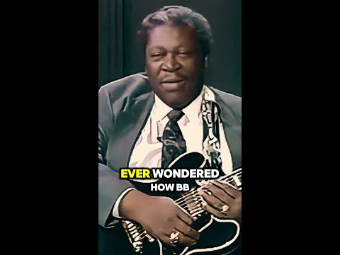 BB King shares how to make guitar sound soulful