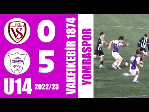 Vakfıkebir 1874 FK U14 [0-5] Yomraspor U14 | Trabzon U14 Play-Off - 2022/23
