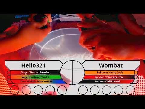 WBO Beyblade Tournament Battle: Hello321 vs Wombat - Ghosts & Geists TOP 4 #BeybladeBurst
