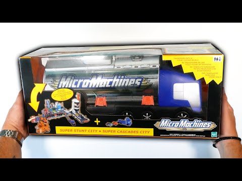 Unboxing Original 2001 Micro Machines Stunt City Set