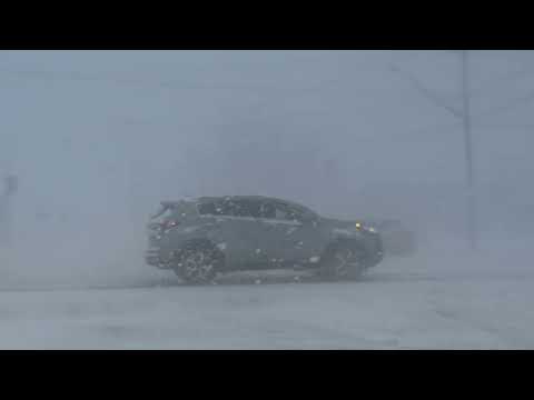 Lake-Effect Snow Band Creates Dangerous Rush Hour Conditions