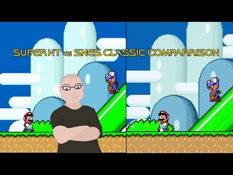 Analogue Super NT/SNES Classic Super Mario World Comparrison