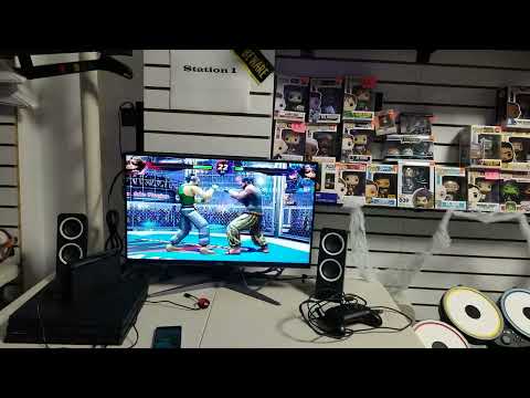 playing virtua fighter 5 at Brooklyn video games arcade! offline nyc