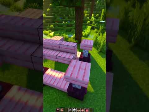Cubius Shorts - Better Pink 1.20 Dog House in Minecraft! #shorts #minecraft