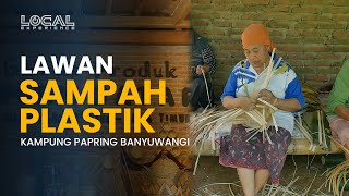 Kerajinan Bambu di Kampung Papring Banyuwangi Kembali Bergairah Lawan Penggunaan Sampah Plastik
