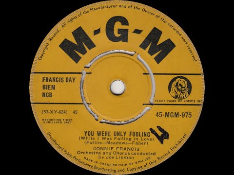 Connie Francis - You Were Only Fooling (While I Was Falling In Love)