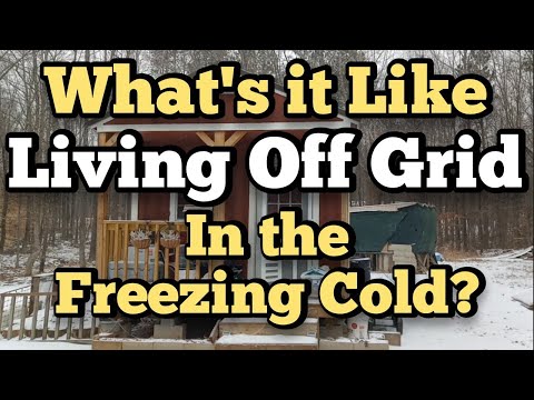 What's it Like Living Off Grid in the Freezing Cold? - Ann's Tiny Life