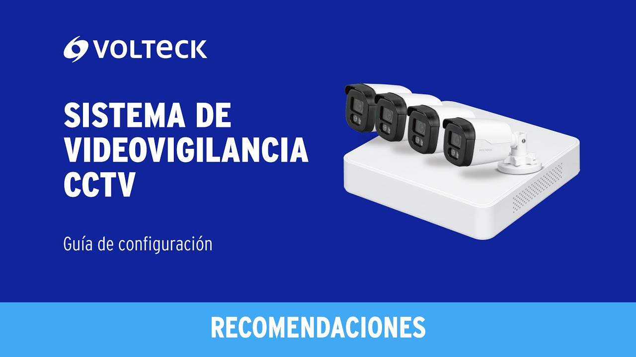 Kit video vigilancia, 8 canales, 4 cámaras, 5MP, Disco 1TB