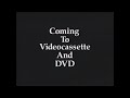 Coming To Videocassette And DVD 2002