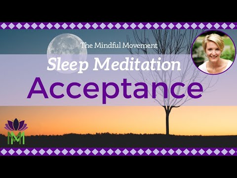 Accept Yourself and Release Resistance Sleep Meditation with Delta Waves | Mindful Movement