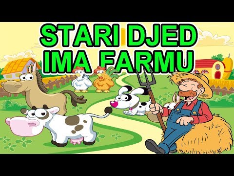 Stari djed ima farmu - Pjesme za djecu | Pjesme za djecu o životinjama | MacDonald had a farm SONG