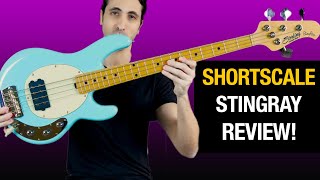 Video thumbnail for SHORTSCALE Stingray Bass! - Review and Demo by Marcelo Feldman - The Bass Wizard