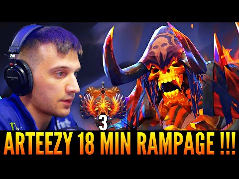 ARTEEZY 18 Min RAMPAGE With CLINKZ | 30 Kills For 45 Min Crazy Game | Dota 2