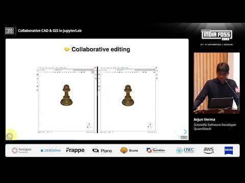 Collaborative CAD & GIS in JupyterLab