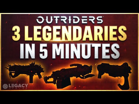 Outriders - 3 Legendaries In 5 Minutes | Insanely Easy Boss Farm