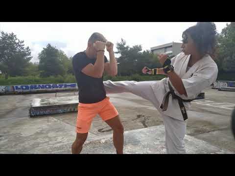 Camille H training Piq Everlast