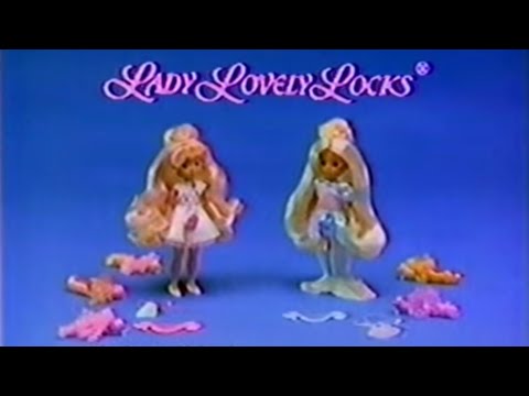 1988 Mattel Lady Lovely Locks enchanted island commercial