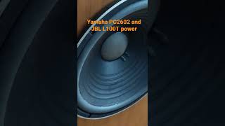 Video thumbnail for Yamaha PC2602 power amp and JBL L100T speakers brutual power! by Vintage Audio Corner