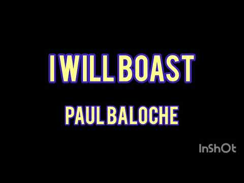 I Will Boast by Paul Baloche | Lyric Video