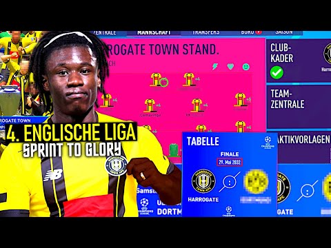 FIFA 21 : 12 SAISONS & 97er STÜRMER FÜR DEN CL TITEL !!! 😳🔥 4. Liga Harrogate Town Sprint To Glory