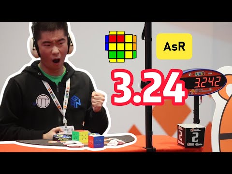 3.24 3x3 AsR/WR2 Single Ruihang Xu | Asian Championship 2024🇲🇾