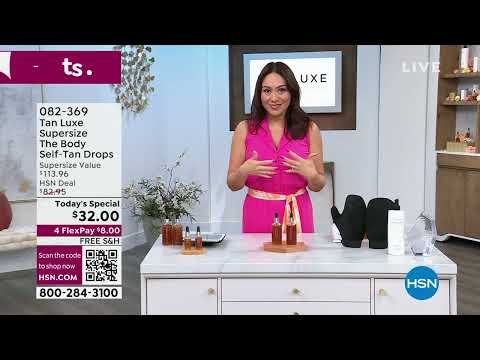 Tan Luxe Supersize The Body Light/Medium Illuminating Se...