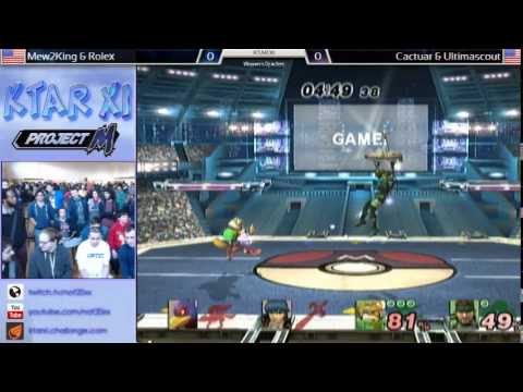 KTAR XI PM - Mew2King & Rolex VS Cactuar & Ultimascout Doubles Bracket
