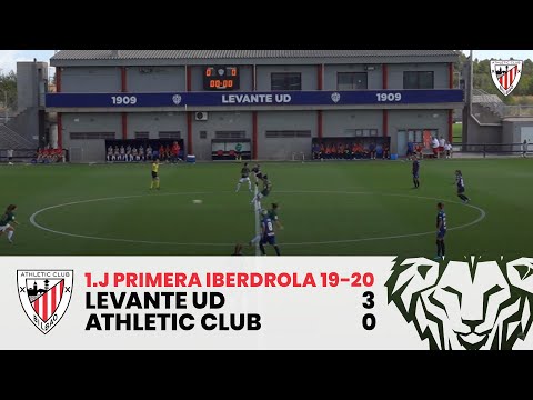 Imagen de portada del video ⚽️ Resumen I Levante UD 2-0 Athletic Club I J1. Primera Iberdrola 2019-20