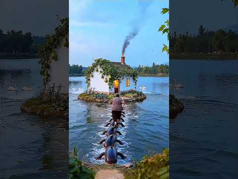 Innocent Animals and Their Amazing Deeds 🐃🐄🐟🌳 #shorts