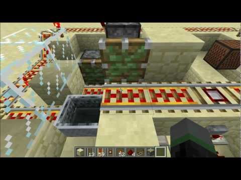 Simple Delayed Minecart Stop + Tutorial (Minecraft)