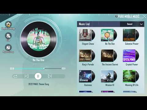 2022 PMGC Theme Song  Be The One PUBG Mobile