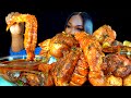 KING CRAB SEAFOOD BOIL MUKBANG DESHELLED SEAFOOD BOIL MUKBANG Seafood Mukbang