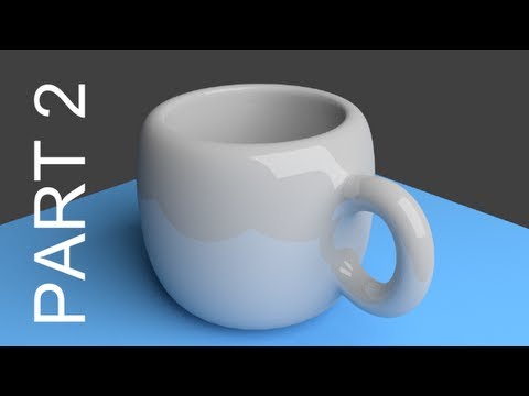 Blender Tutorial For Beginners: Coffee Cup - 2 of 2