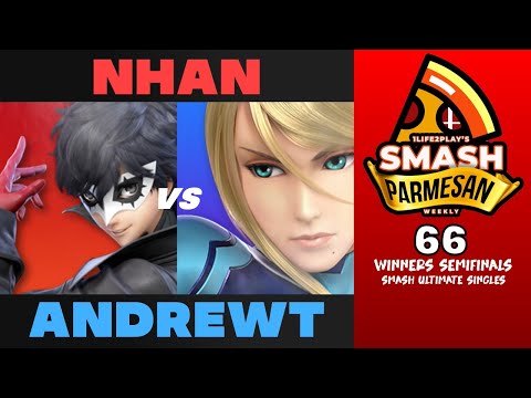 Nhan vs AndrewT - Smash Ultimate Singles Winners Semifinals Smash Parmesan 66 - Joker vs Zero Suit S