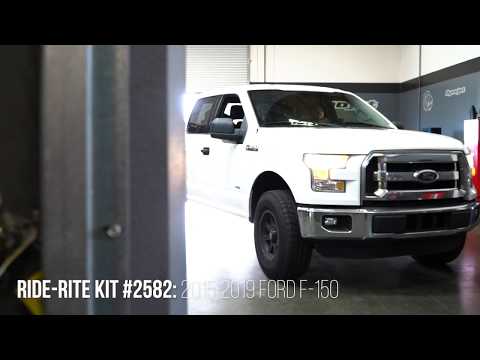 Ride-Rite Install: Kit 2582 2015-2019 Ford F-150