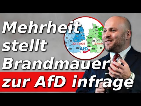 Brandmauer am Ende? Mehrheit will Öffnung zur AfD – kurz vor der Wahl!