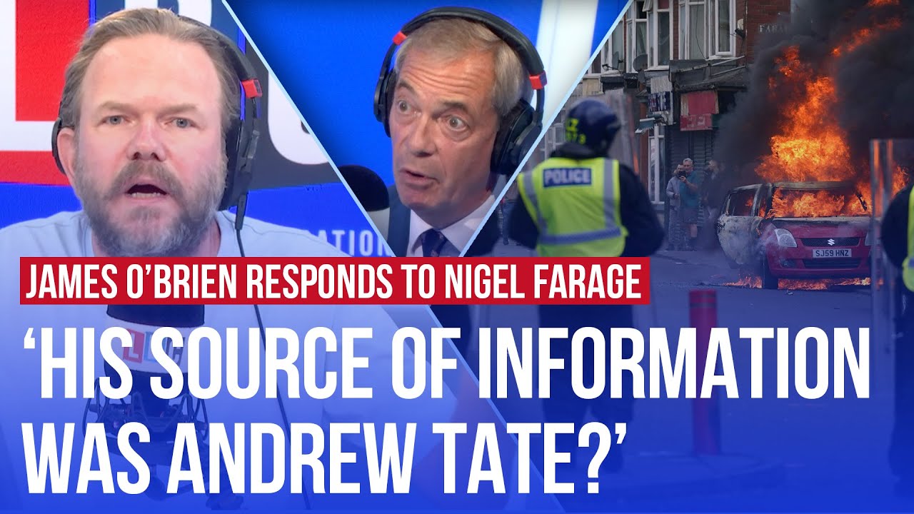 James O'Brien rips apart Nigel Farage's interview with LBC | LBC