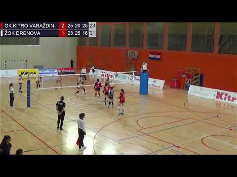 OK Kitro Varaždin - ŽOK Drenova, 1. HOL 22/23, 4. kolo