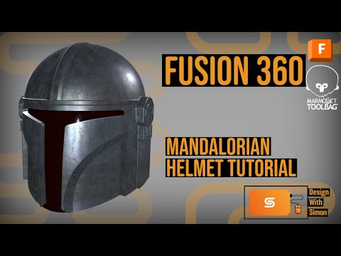 Fusion 360 Tutorial: Mandalorian Helmet