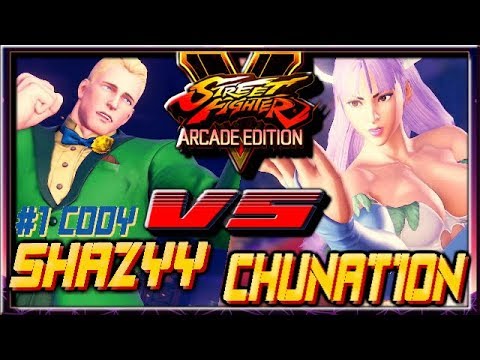 SFV AE ☆ shazyy (Cody) vs Chunat1on (Chun li) Street fighter V Arcade edition