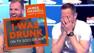 I Was Drunk On Tv Soccer Am | James Haskell video
