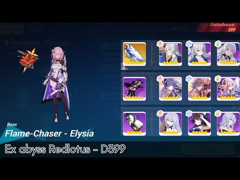 Ex abyss Redlotus (D399) Flame Chaser Elysia (778 pts), SW/AE/HB - Honkai Impact 3rd SEA