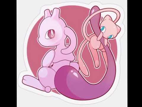 Mew and Mewtwo cosplay each other