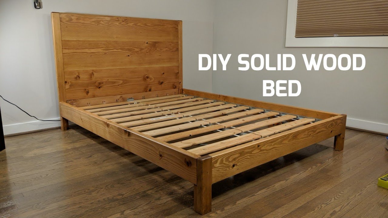 Watch video DIY Solid Wood Bed | NATHAN BUILDS Now DIY Solid Wood Bed | NATHAN BUILDS