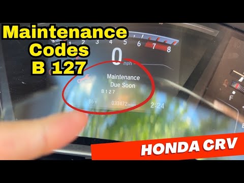 Honda Maintenance B127