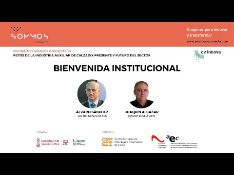 Bienvenida de la jornada "Retos de la industria auxiliar del calzado. Presente y futuro del sector"