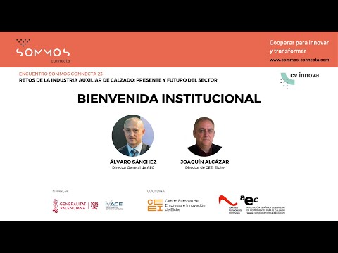 Bienvenida de la jornada "Retos de la industria auxiliar del calzado. Presente y futuro del sector"[;;;][;;;]